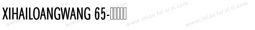 XIHAILOANGWANG 65字体转换